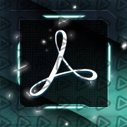 Unique Turquoise - Streamdeck Icon (Adobe Acrobat)