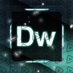 Unique Turquoise - Streamdeck Icon (Adobe Dreamweaver)