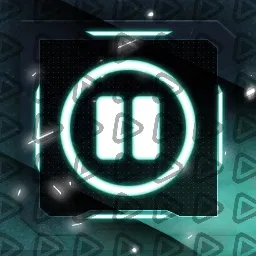 Unique Turquoise - Streamdeck Icon (Multimedia Pause)