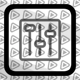 BlackWhite - Streamdeck Icon (Audio Mixer Off)