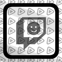 BlackWhite - Streamdeck Icon (Emote Chat Off)