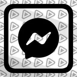 BlackWhite - Streamdeck Icon (Facebook Messenger)