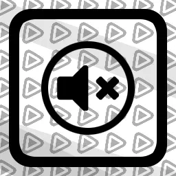 BlackWhite - Streamdeck Icon (Multimedia Mute)