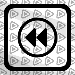 BlackWhite - Streamdeck Icon (Multimedia Previous)