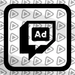 BlackWhite - Streamdeck Icon (Play Ad)