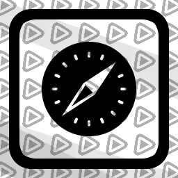 BlackWhite - Streamdeck Icon (Safari)
