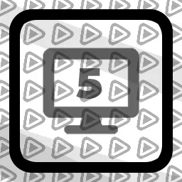 BlackWhite - Streamdeck Icon (Scene 5 Off)