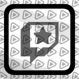 BlackWhite - Streamdeck Icon (Sub Chat Off)