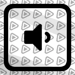 BlackWhite - Streamdeck Icon (Volume Down)