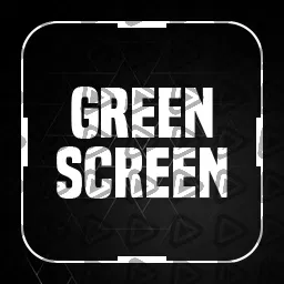 Minimal White - Streamdeck Icon (Greenscreen)