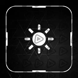 Minimal White - Streamdeck Icon (Light Brightness Down)