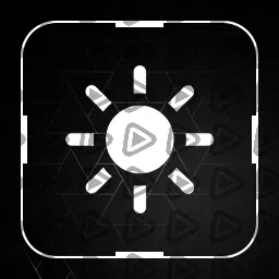 Minimal White - Streamdeck Icon (Light Brightness Up)