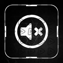Minimal White - Streamdeck Icon (Multimedia Mute)