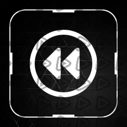 Minimal White - Streamdeck Icon (Multimedia Previous)