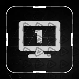 Minimal White - Streamdeck Icon (Scene 1 Off)