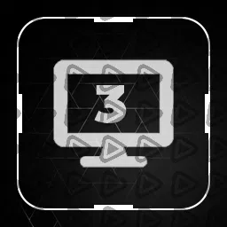 Minimal White - Streamdeck Icon (Scene 3 Off)