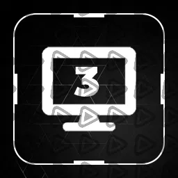 Minimal White - Streamdeck Icon (Scene 3 On)