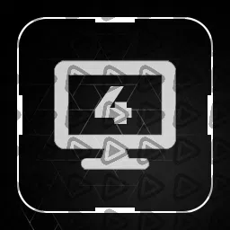 Minimal White - Streamdeck Icon (Scene 4 Off)