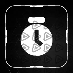 Minimal White - Streamdeck Icon (Timer)
