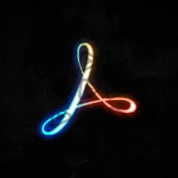 Neon Orange - Streamdeck Icon (Adobe Acrobat)