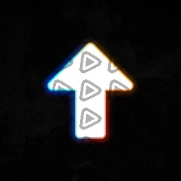 Neon Orange - Streamdeck Icon (Arrow Top)