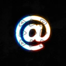 Neon Orange - Streamdeck Icon (@)