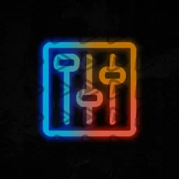 Neon Orange - Streamdeck Icon (Audio Mixer Off)