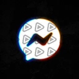 Neon Orange - Streamdeck Icon (Facebook Messenger)