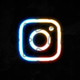 Neon Orange - Streamdeck Icon (Instagram)