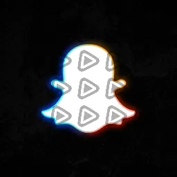 Neon Orange - Streamdeck Icon (Snapchat)