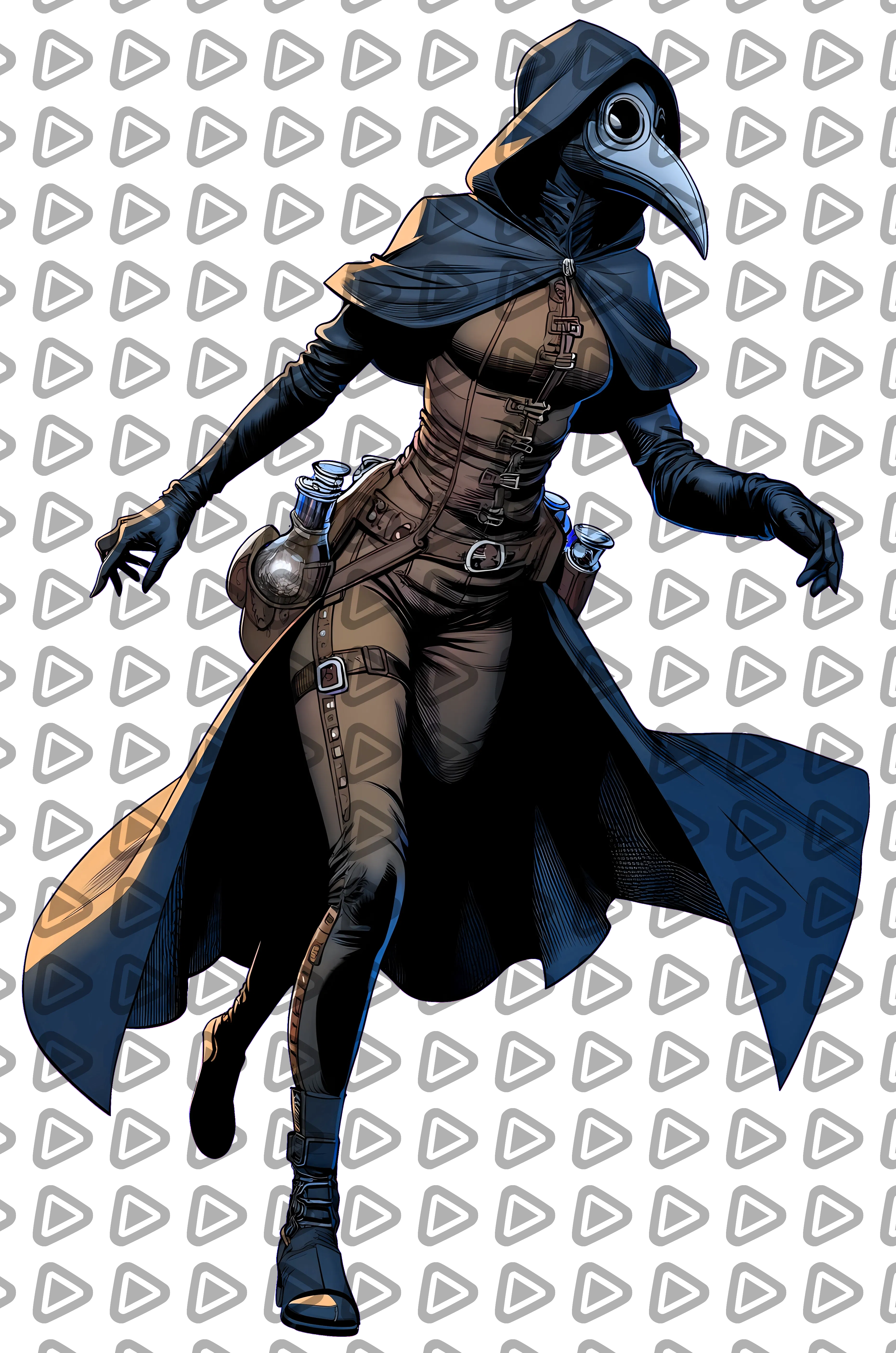 Plague Doctor 1 (Female) - Character