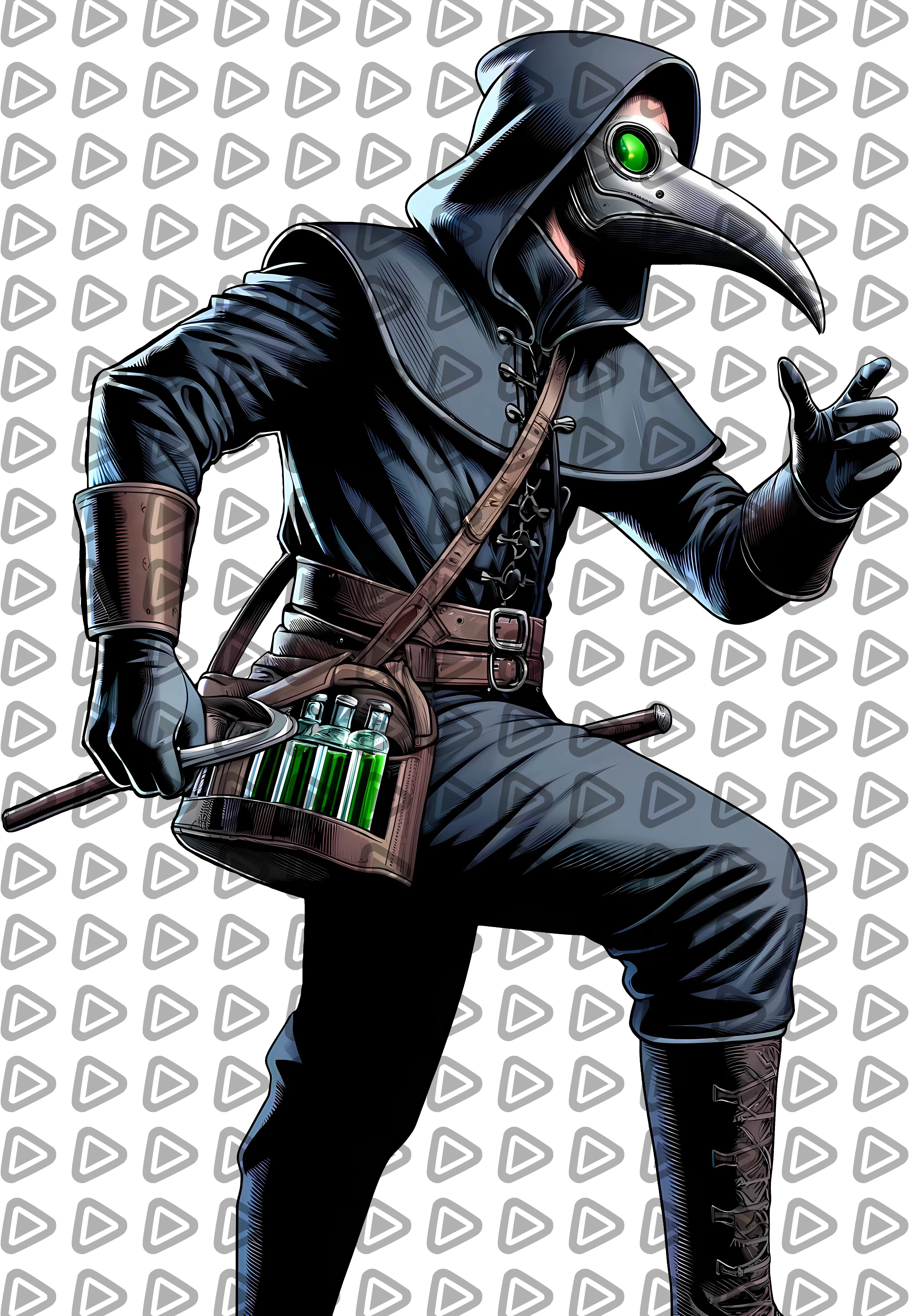 Plague Doctor 1 (Male) - Character