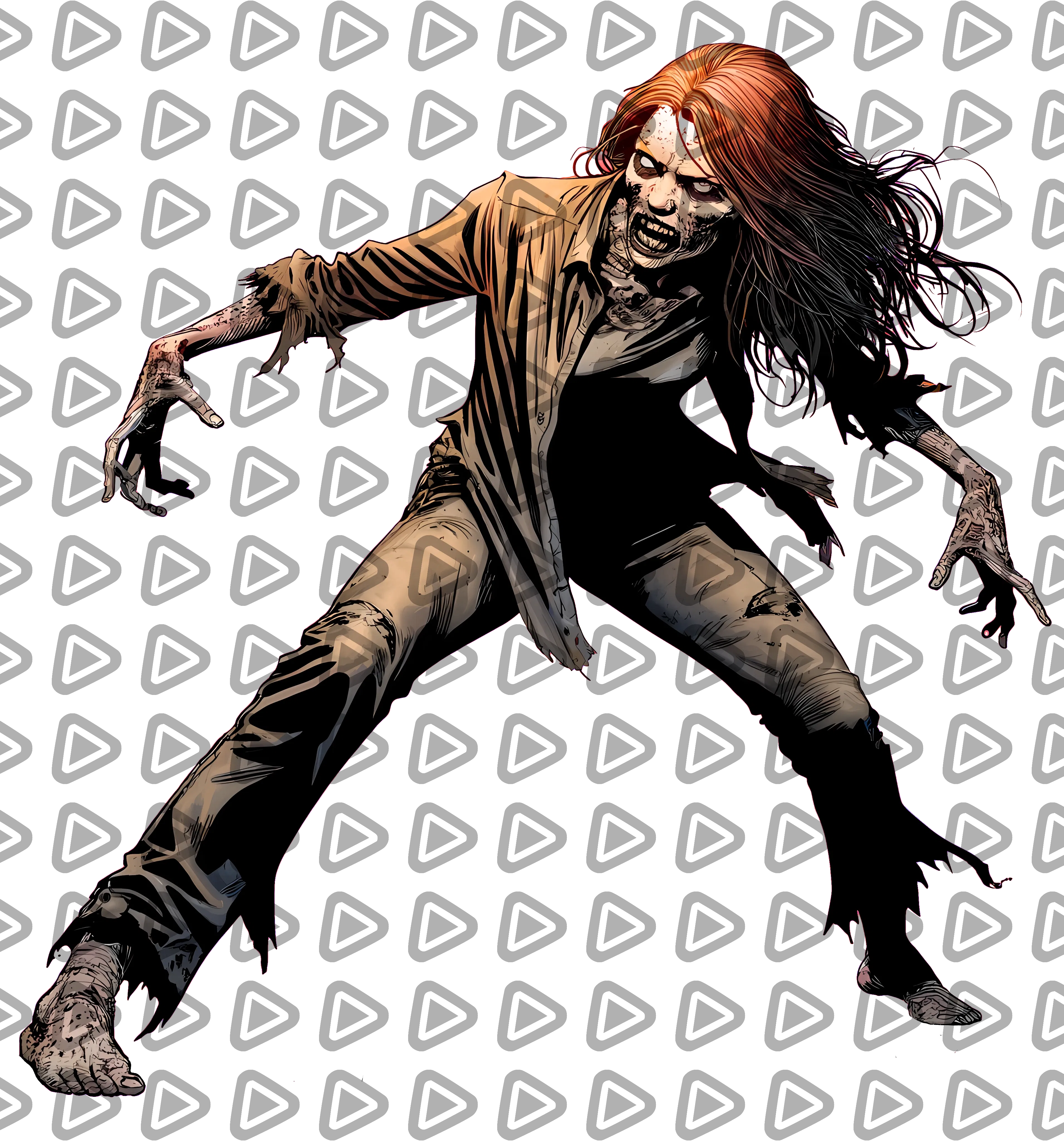 Zombie 3 (Female) - Character