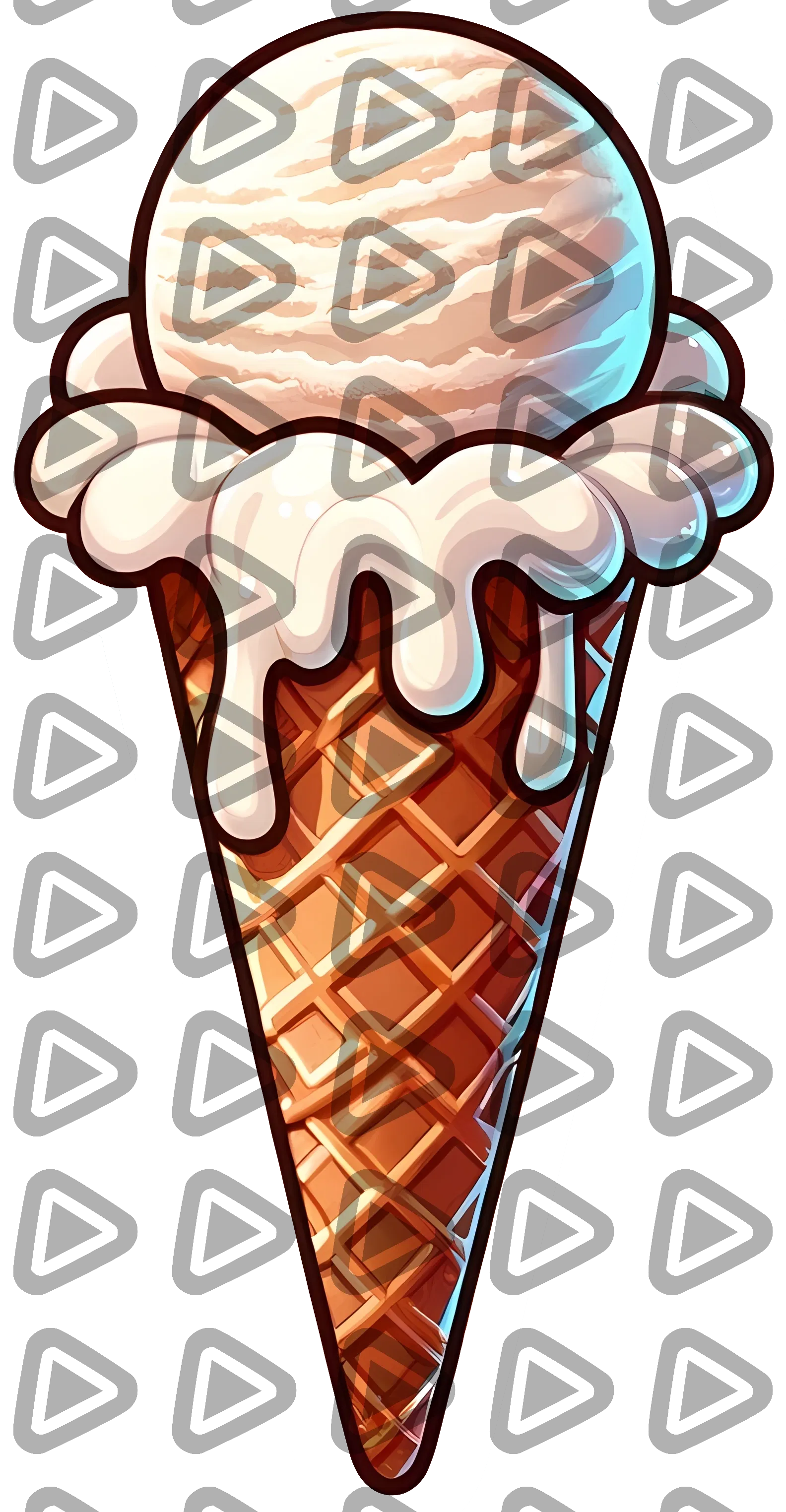 Ice Cream (Vanilla) - Object