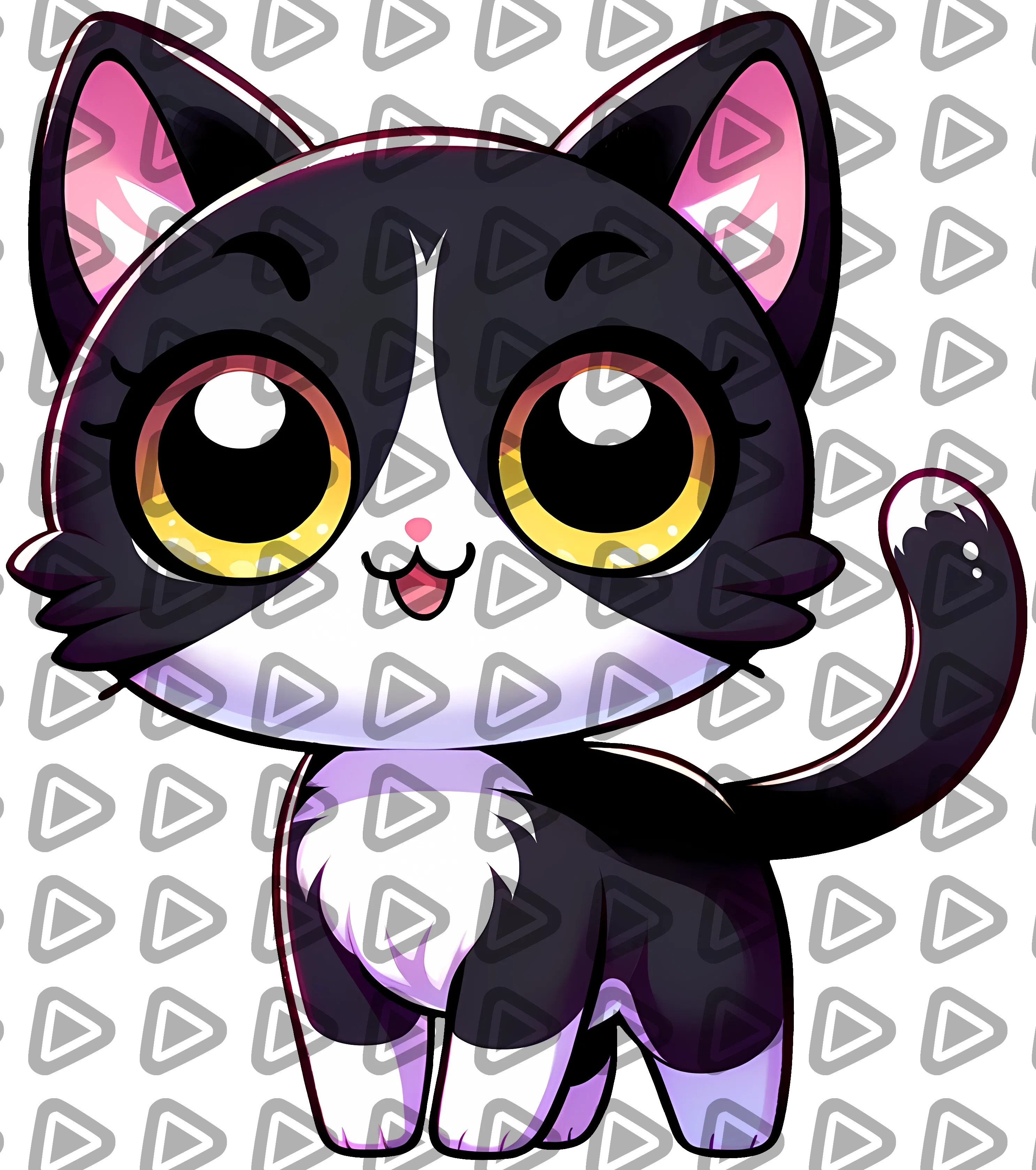 Black and White Cat 2 - Animal