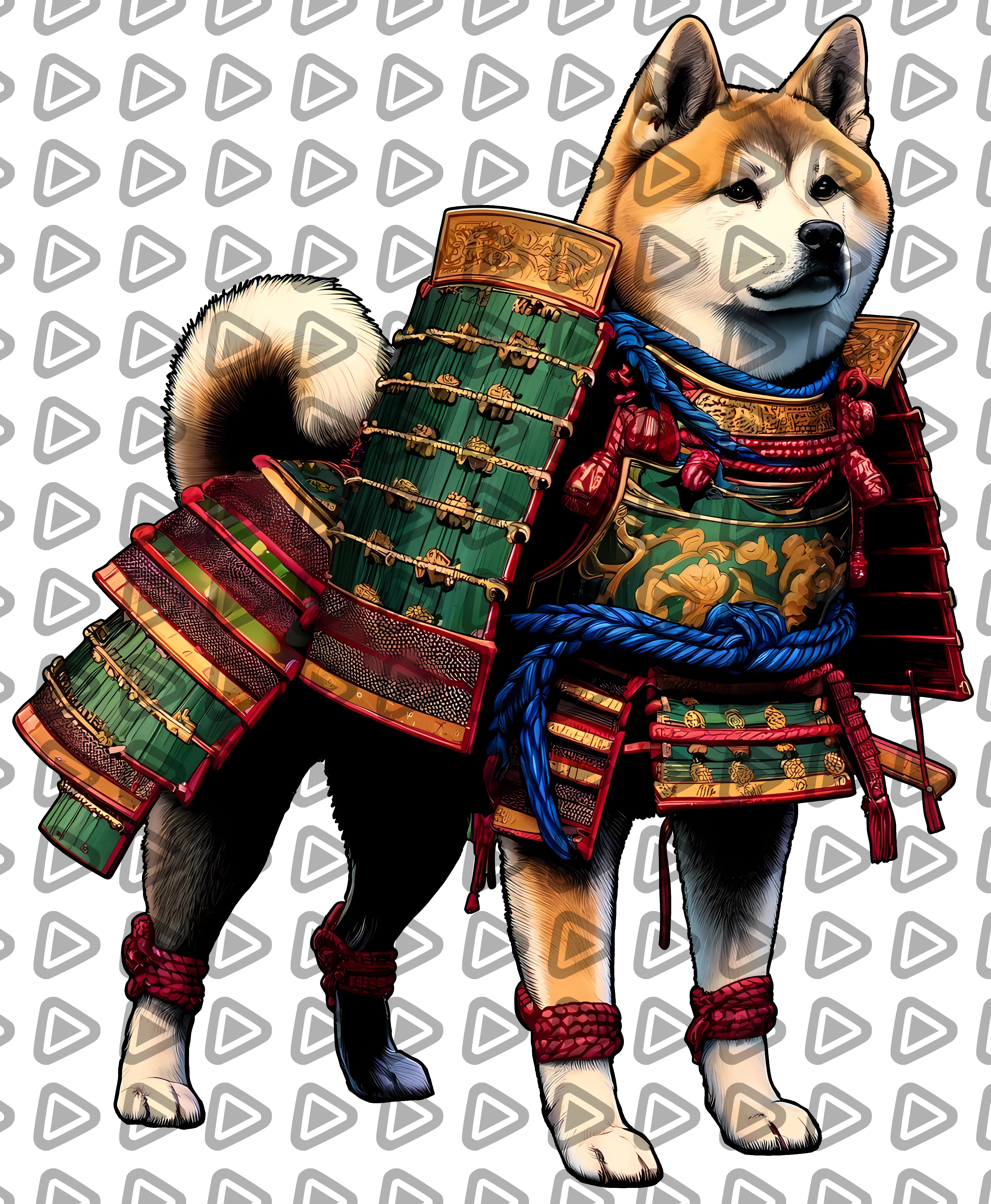 Akita Inu Samurai - Animal