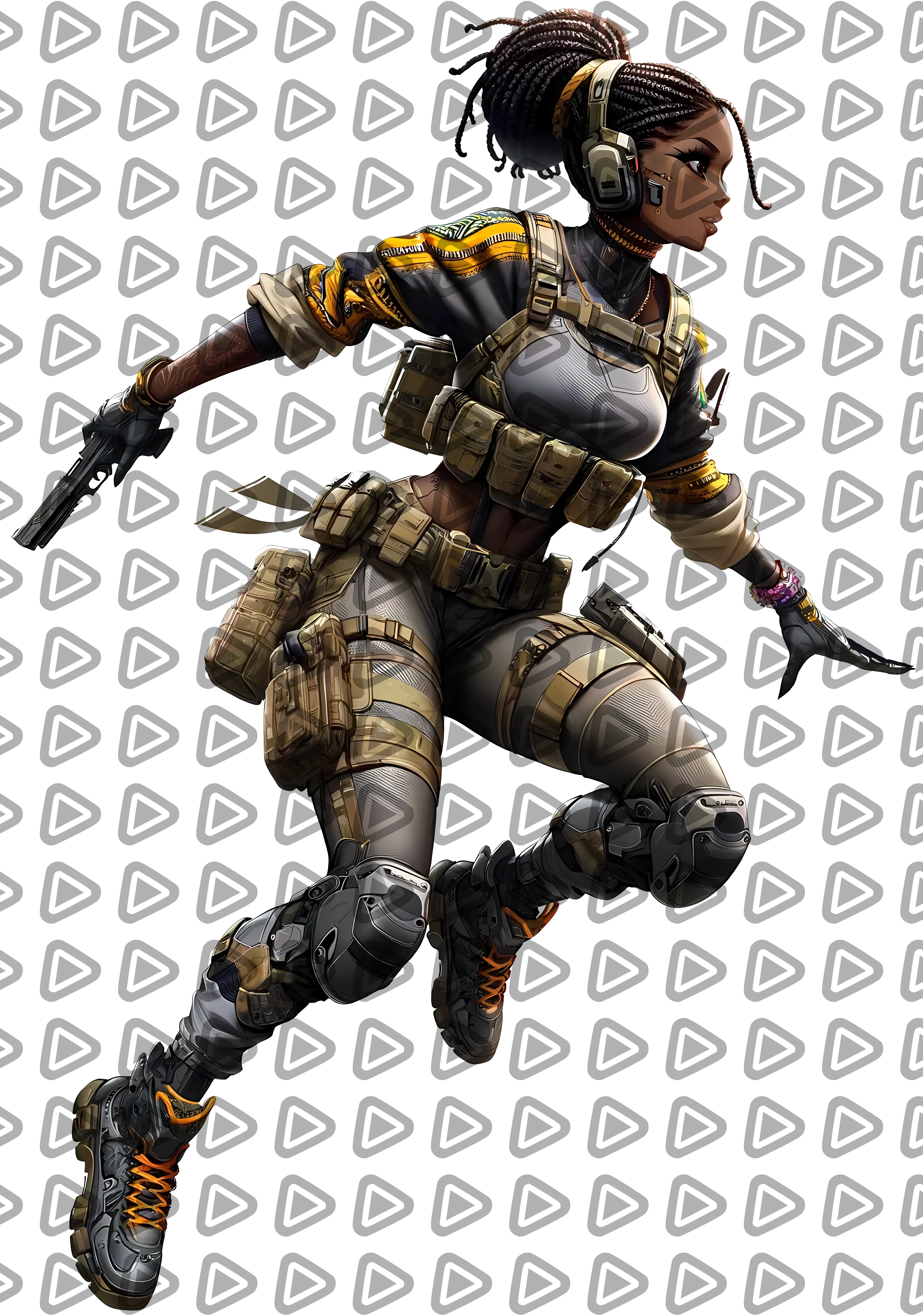 Soldier 1 (Female) - Character