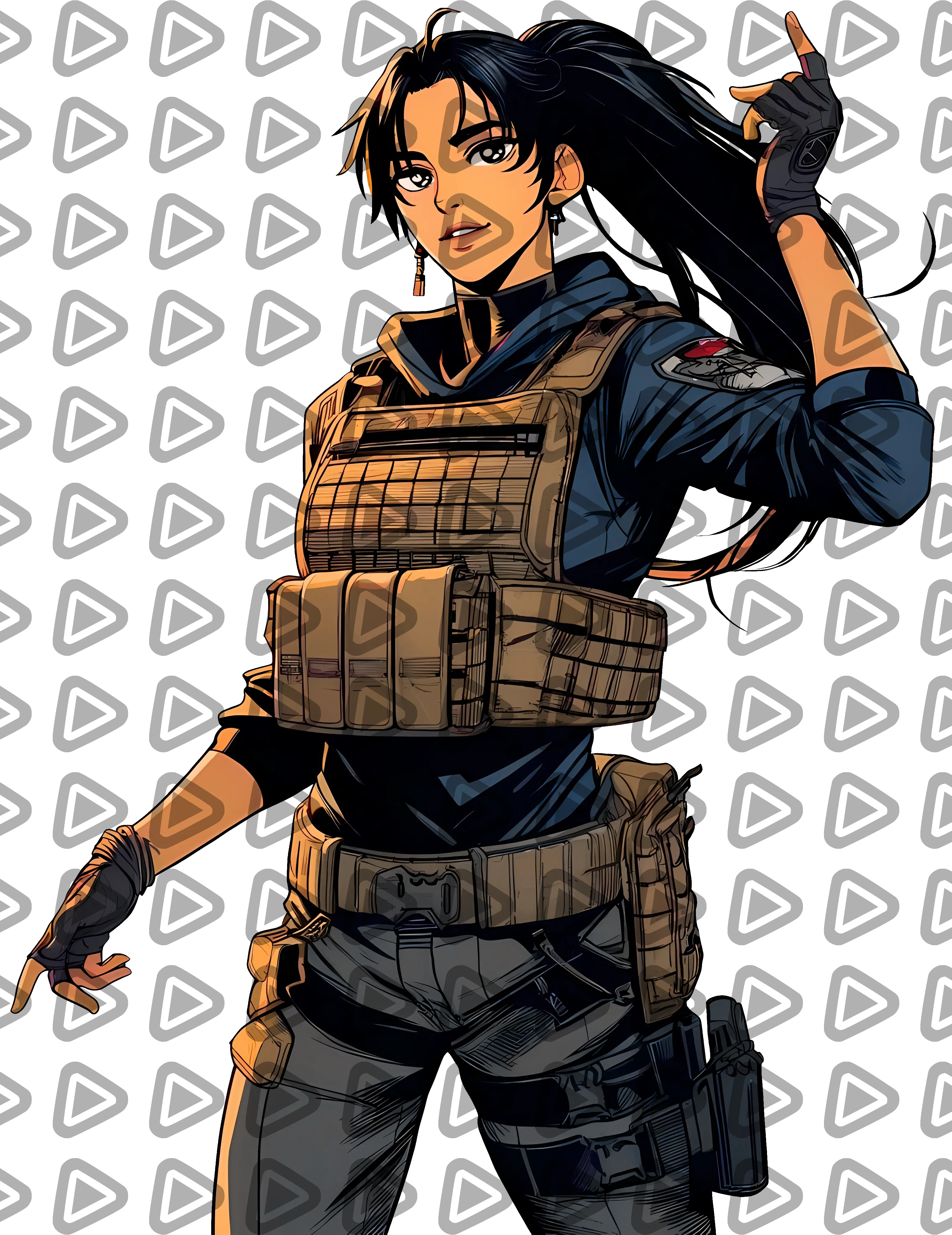 Soldier 2 (Female) - Character