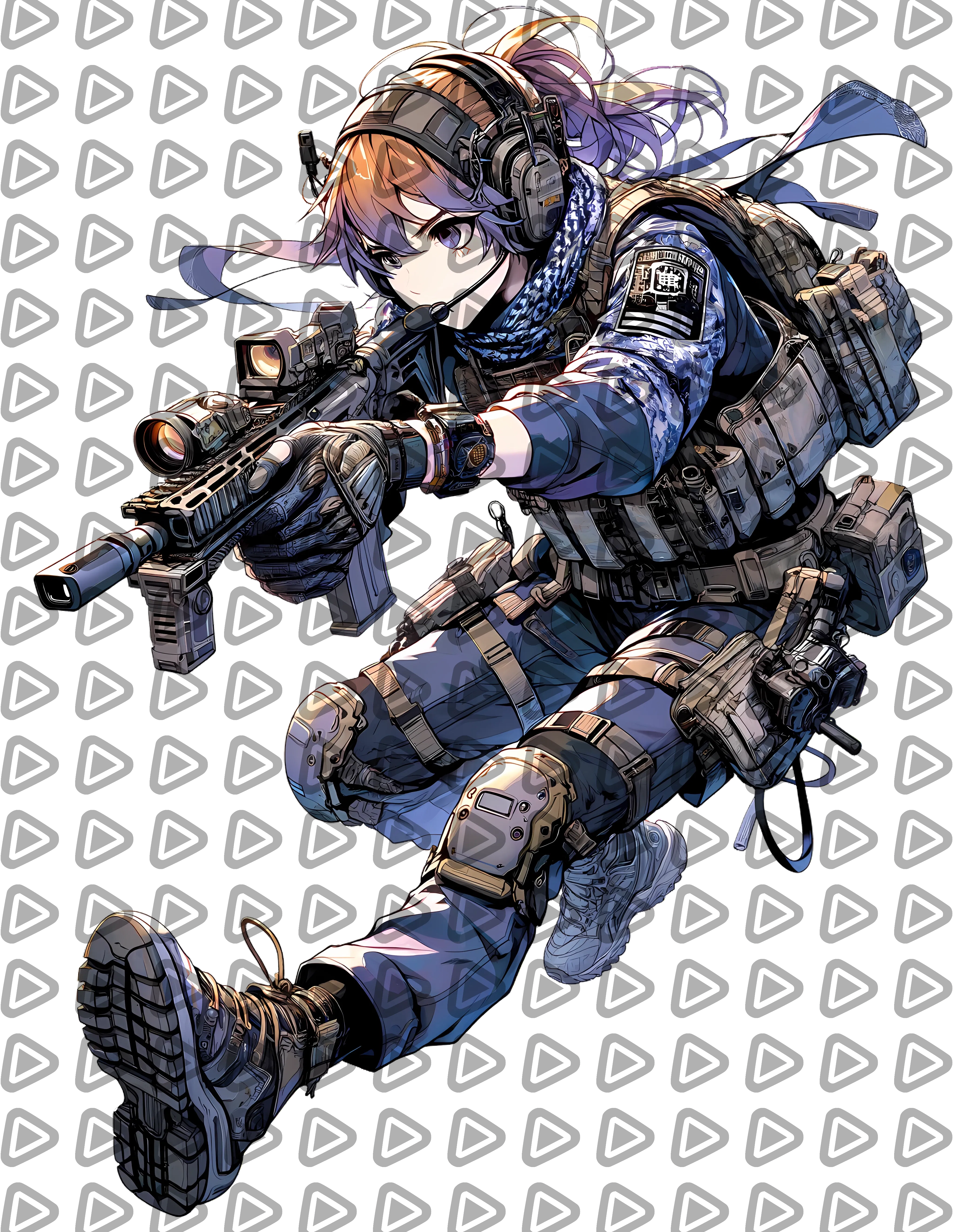 Soldier 4 (Female) - Character