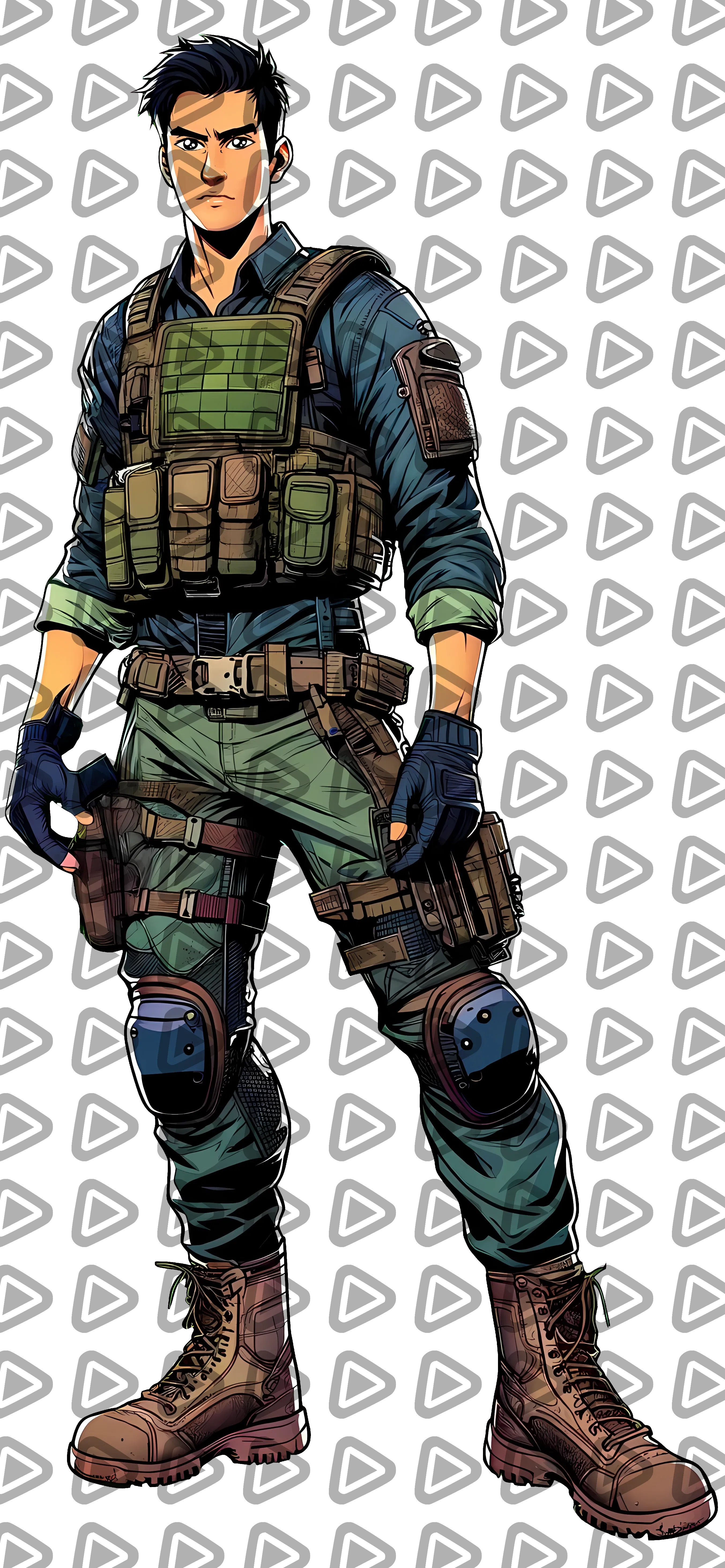 Soldier 2 (Male) - Character
