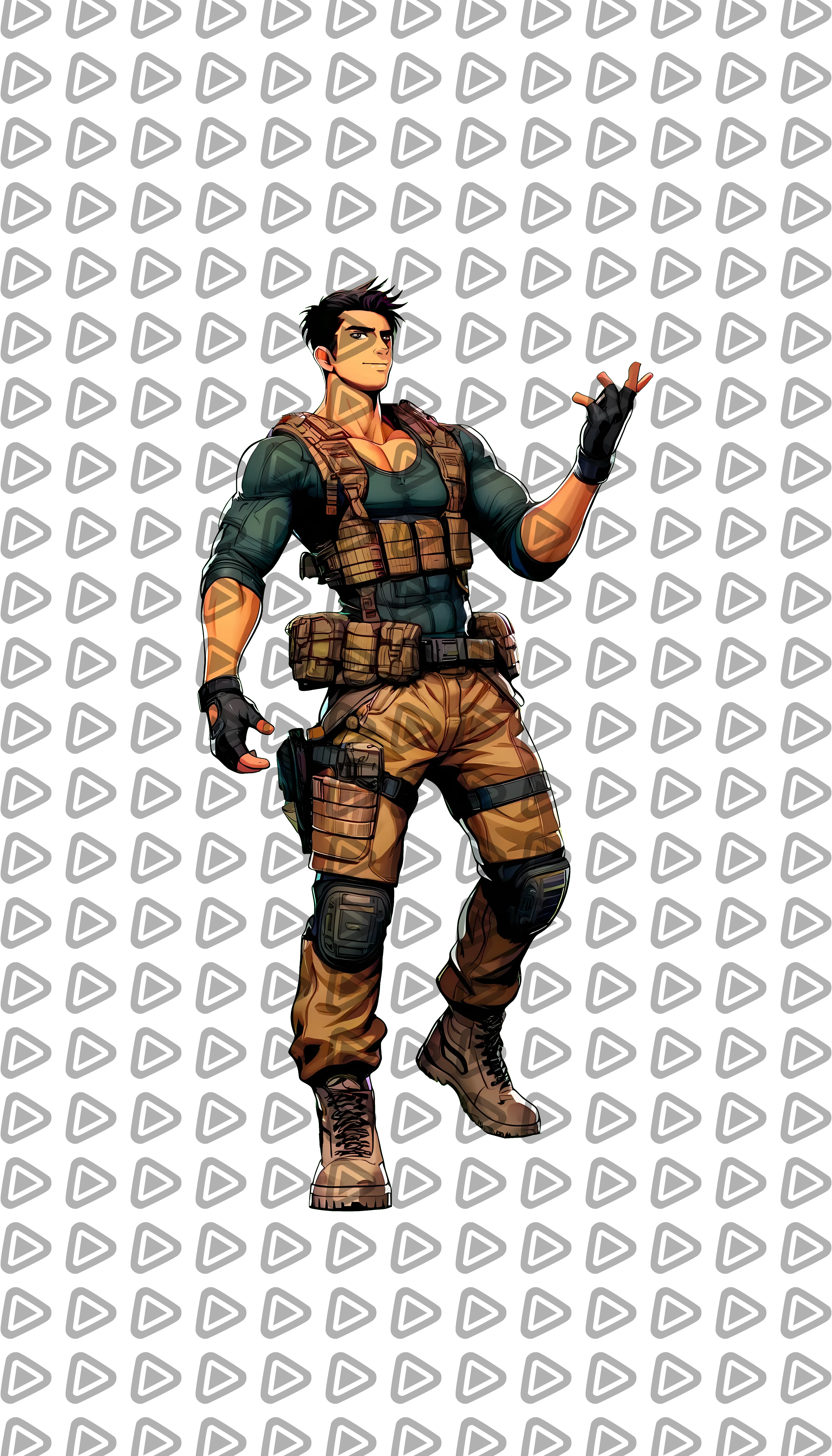 Soldier 3 (Male) - Character