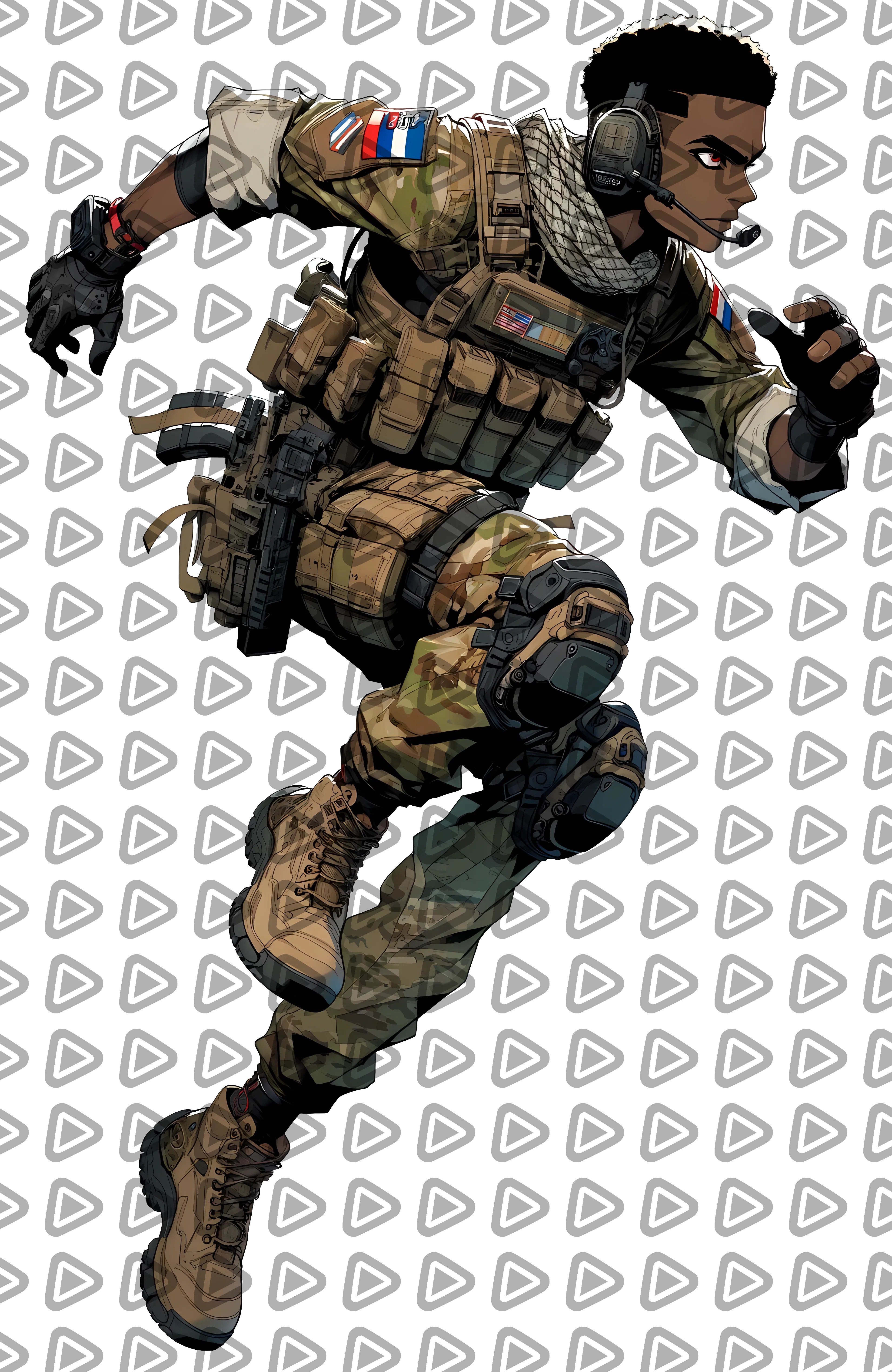 Soldier 5 (Male) - Character