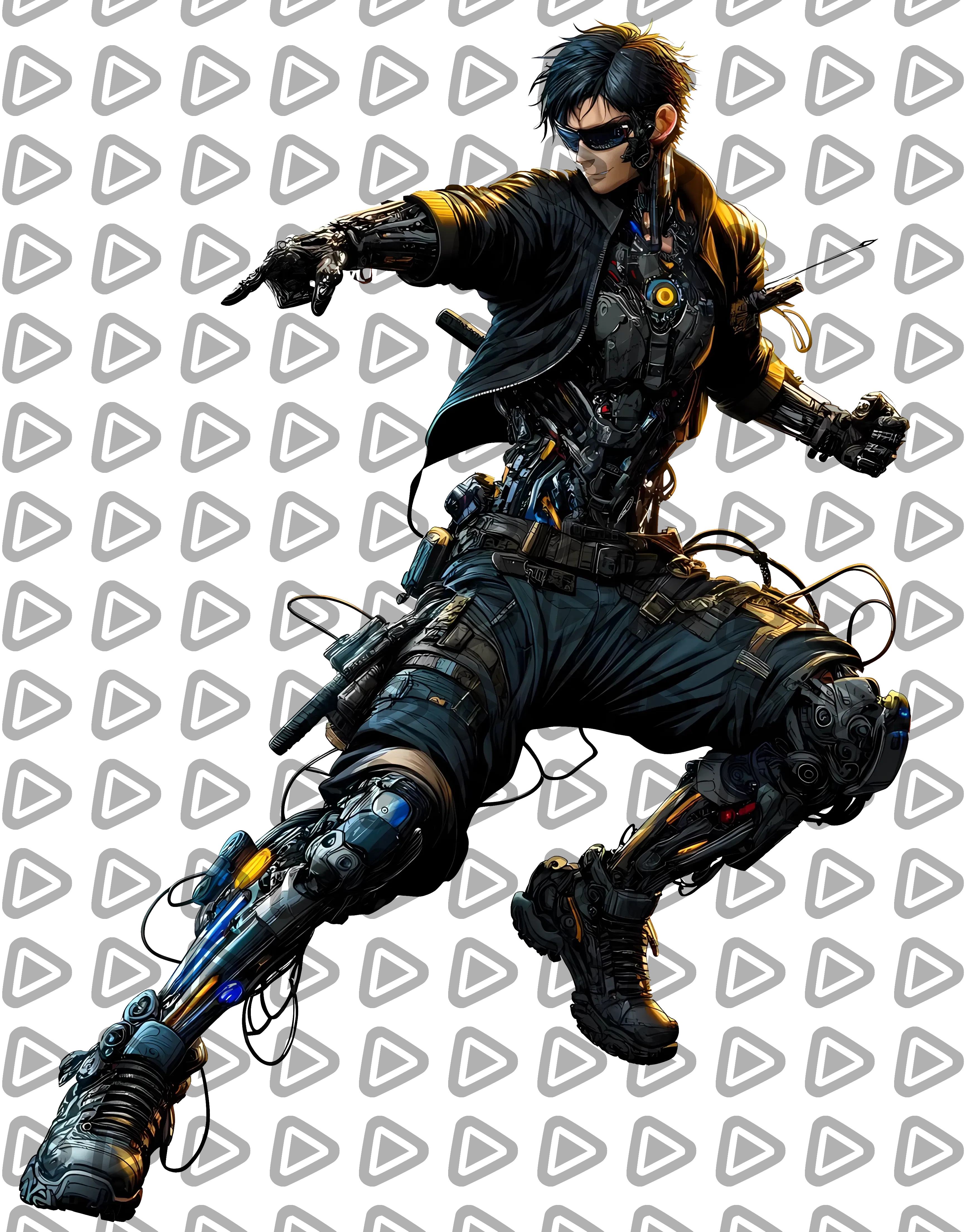 Cyberpunk Soldier 2 - Character
