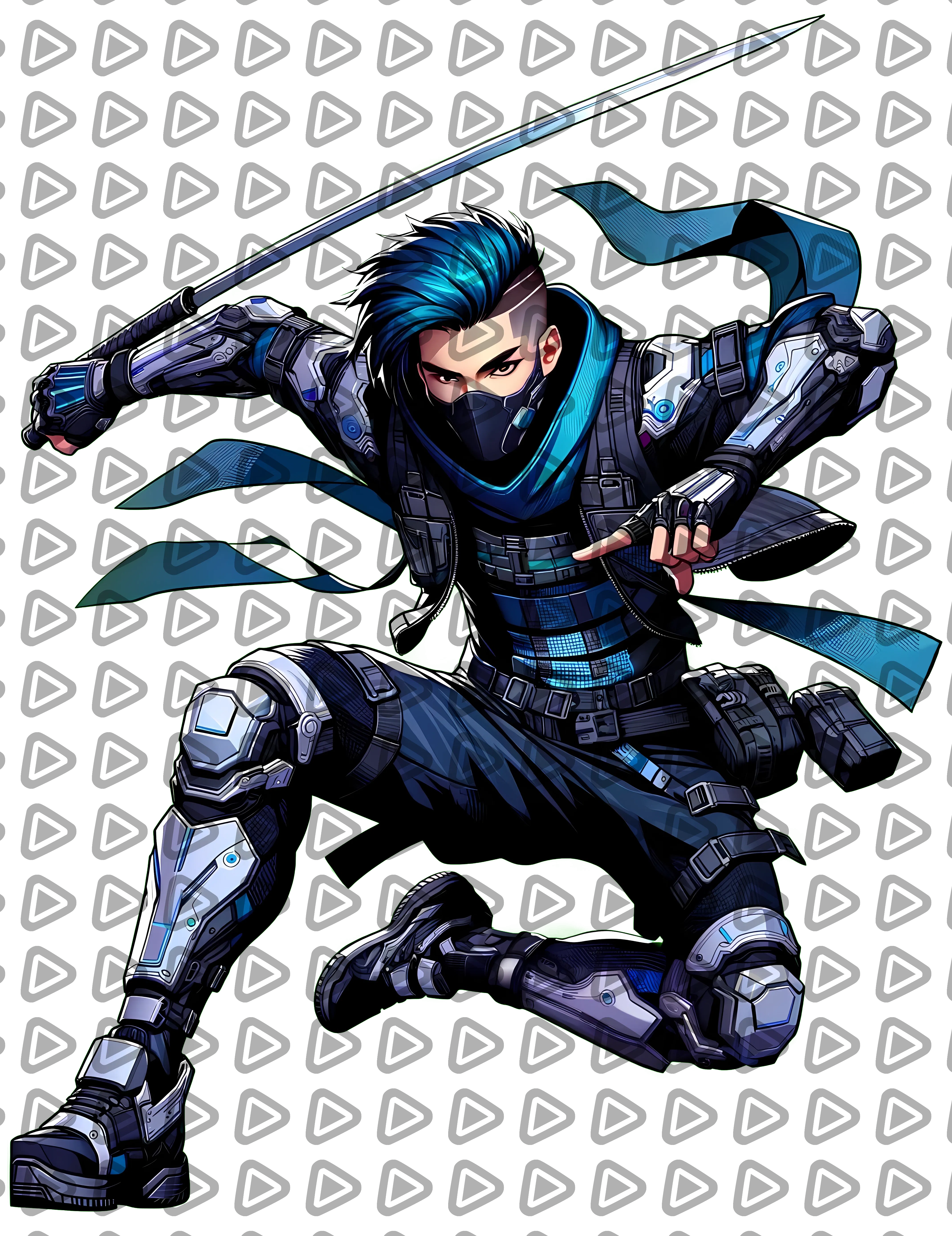 Agent 1 (Male) - Character