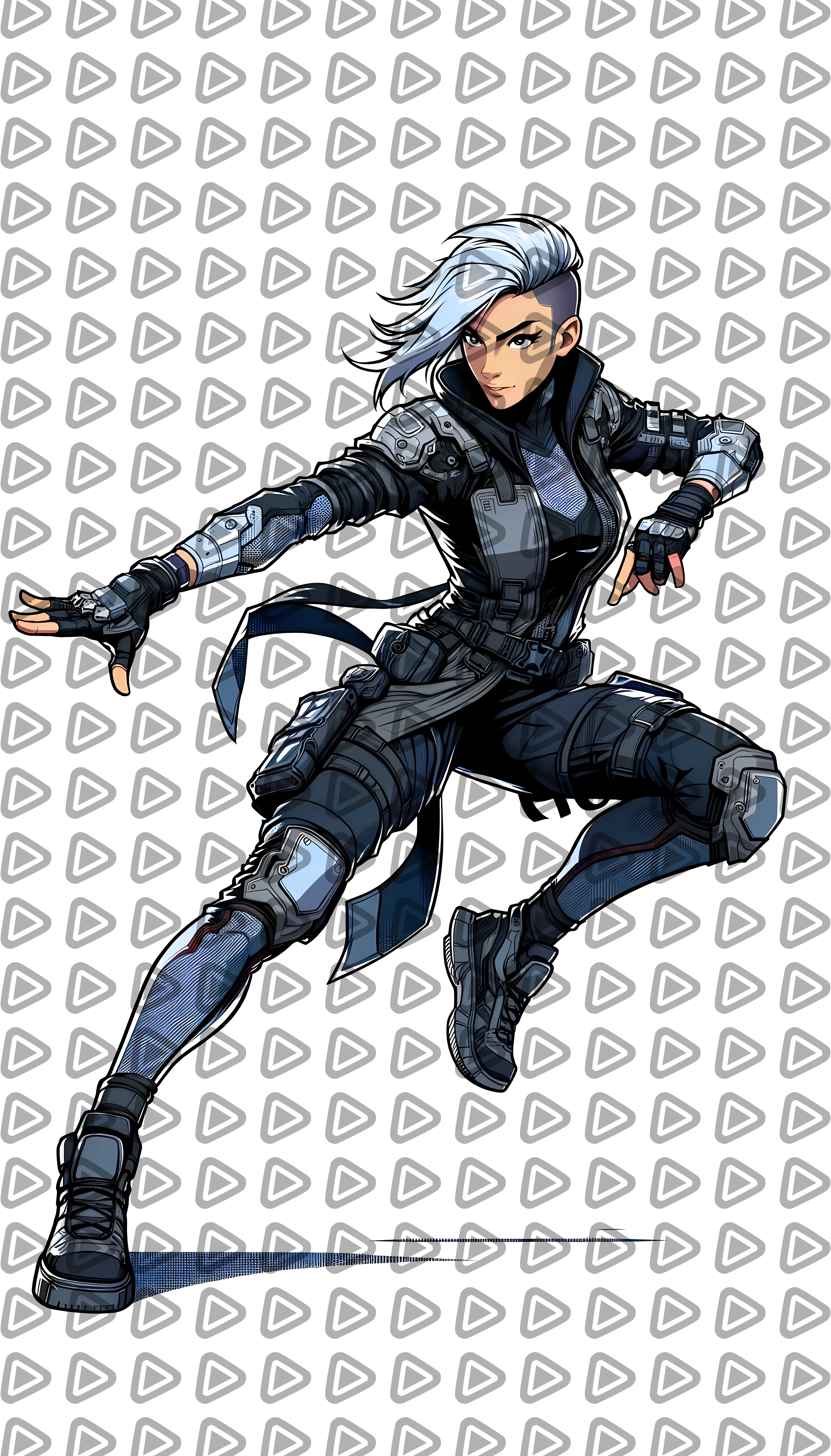Agent 1 (Female) - Character