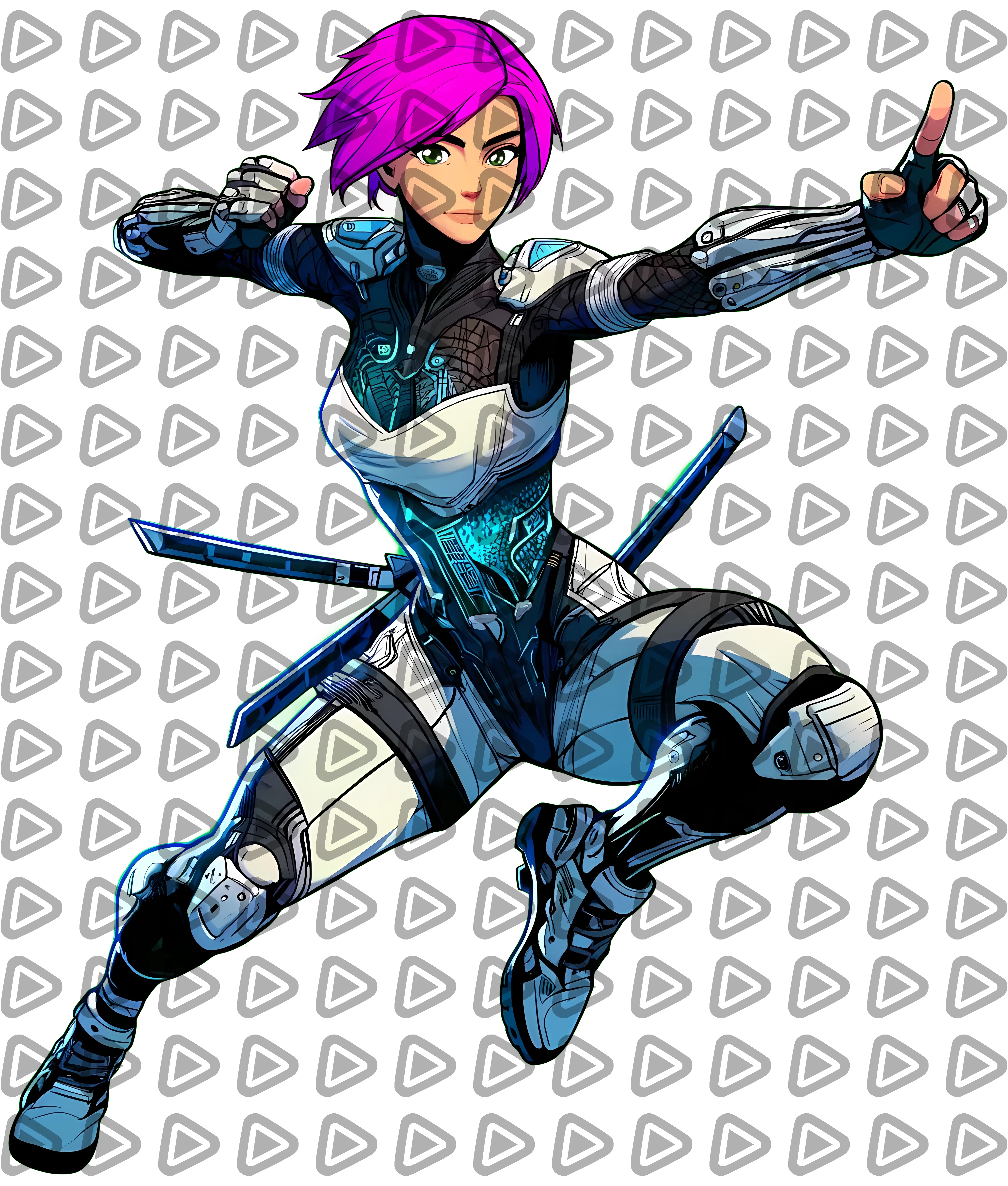 Agent 2 (Female) - Character