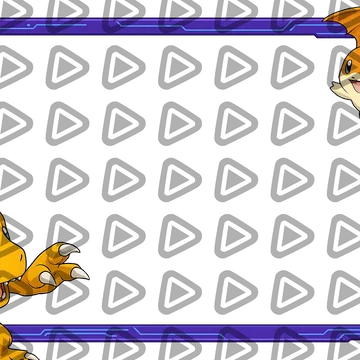Digimon Adventure Webcam Frame - Webcam Blank