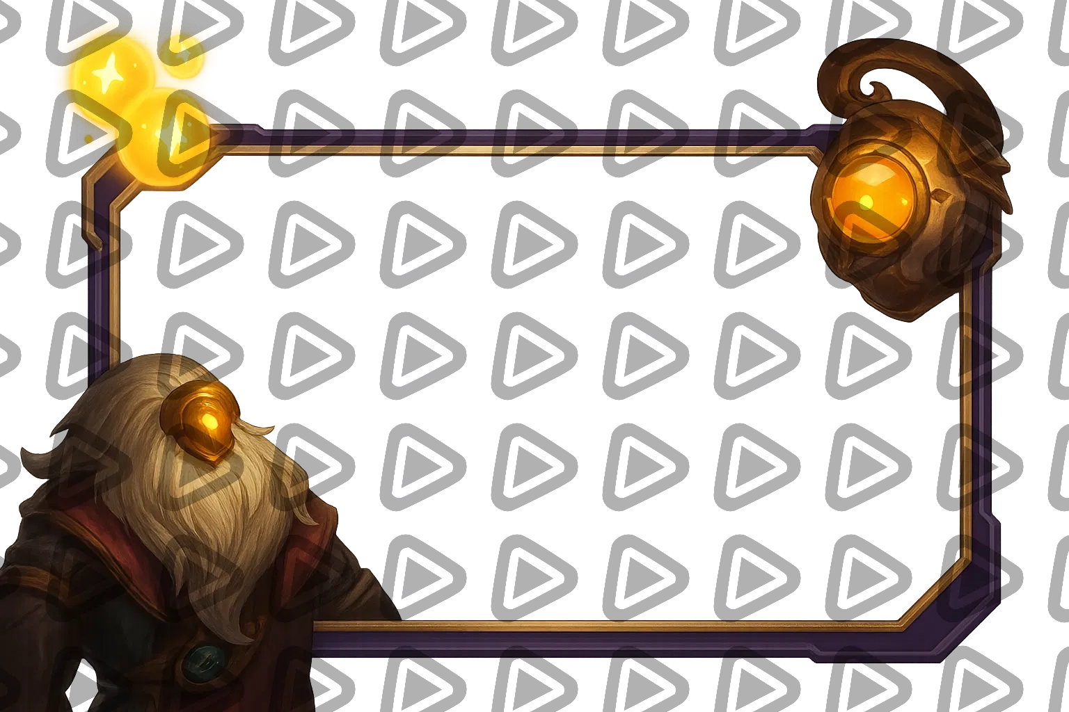 League of Legends - Bard Frame - Webcam Blank