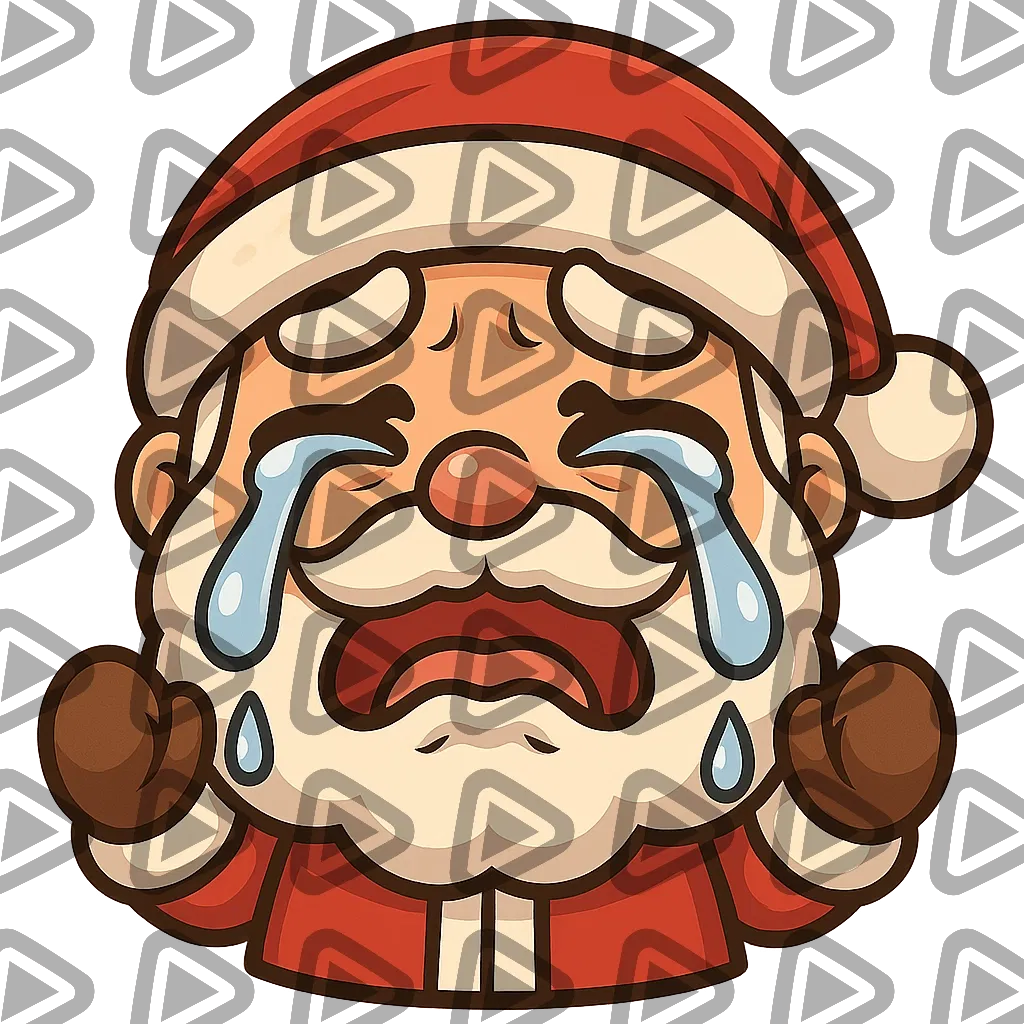 Santa Claus Chibi - CRY - Emote
