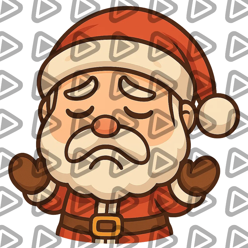 Santa Claus Chibi - SAD - Emote